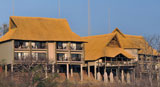 The view of the front of Victoria Falls Safari Club The view of the front of Victoria Falls Safari Club - luxury Victoria Falls accommodation