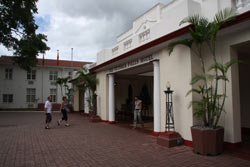 Victoria Falls Hotel entrance
