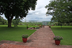 Victoria Falls Hotel view of the bridge