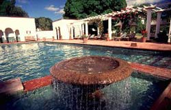 Victoria Falls Hotel swimming pool