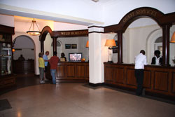 Victoria Falls Hotel reception