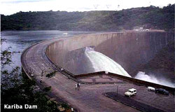 Kariba Dam wall