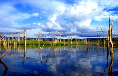 Lake Kariba in Zimbabwe