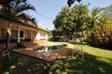 The pool and gardens at Livingstone Lodge Bed & breakfast and self-catering accommodation at Livingstone Lodge - Victoria Falls accommodation