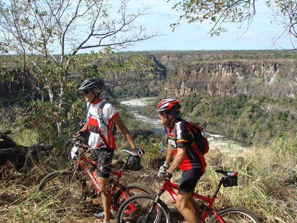 Victoria Falls mountain bike challenge