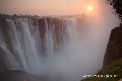 Victoria Falls sunrise