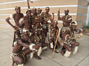 Traditional Dancers at the Victoria Fals Airport