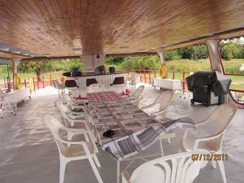 Abangane Houseboat upper deck