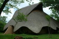 Lokuthula Lodges - self catering or bed and breakfast Outside Lokuthula lodge - self catering and family Victoria Falls accommodation