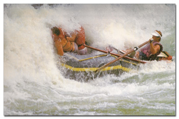 Zambezi River rafting in 1986