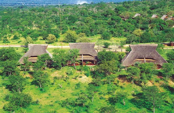 Simple thatched accommodation