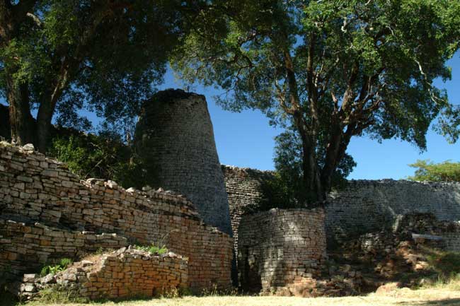 Inside the Great enclosure is this conical tower which resembles a granary