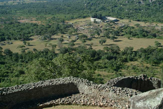 The Kings would have had this view of the Great enclosure and the surrounding Valley enclosures