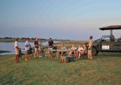 Ngoma Safari Lodge Drinks on a game drive at Ngoma Safari Lodge, Chobe, Botswana