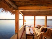 Tongabezi Lodge hangout - Zambia The Hangout - perfect for sundowners - Tongabezi Lodge near Victoria Falls - Zambia