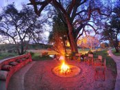 Ursula's Homestead - Victoria Falls - Zimbabwe Camp fire at Ursula's Homestead near Victoria Falls, Zimbabwe