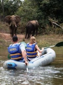 Zambezi River sunset safari plus adrenalin or safari activities, bundled into a package deal