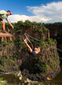 Adrenalin pass discounted package includes Victoria Falls activities gorge swing, flying fox, zipline and canopy tour