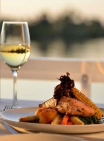 Package a dinner cruise on the Zambezi River with other amazing Victoria Falls activities
