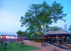 Fabulous 3 Monkeys restaurant in Victoria Falls, Zimbabwe