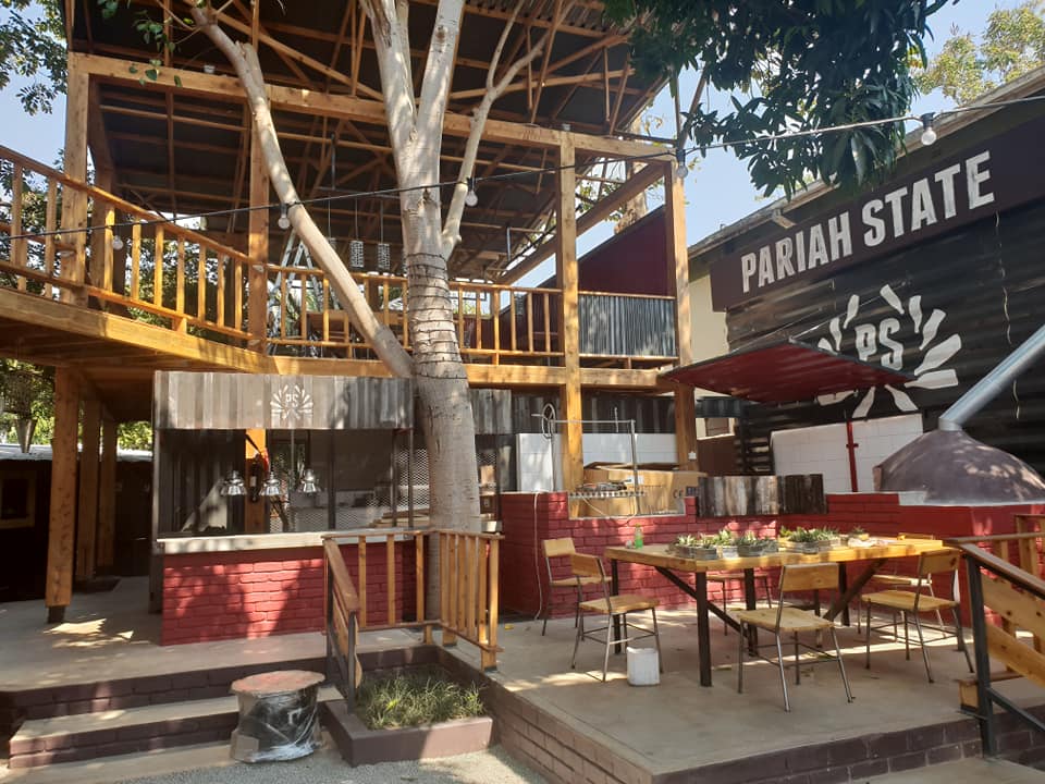 Pariah State now in Victoria Falls, Zimbabwe - in the town center