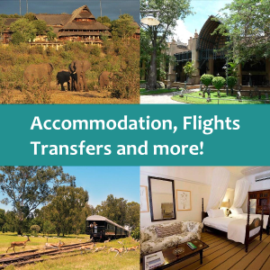 Victoria Falls flights, transfers and accommodation in discounted packages, plus lots more!
