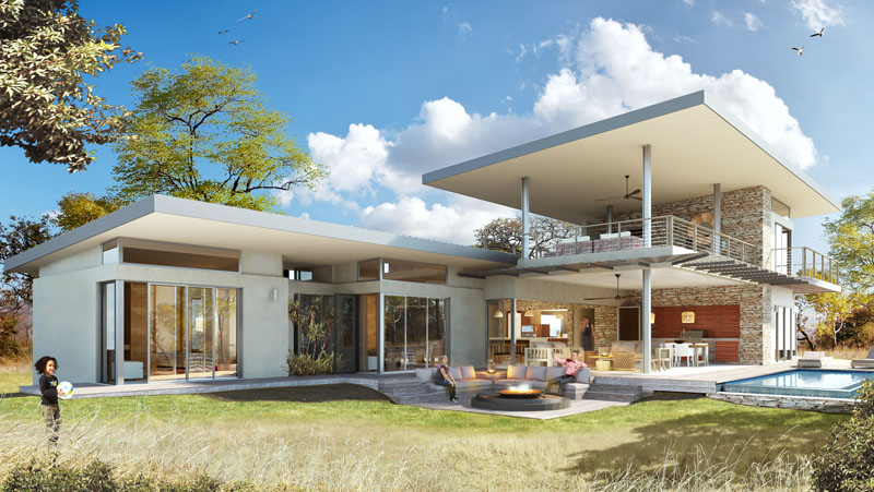 Bonamanzi Villas - a new development proposal in Victoria Falls, Zimbabwe