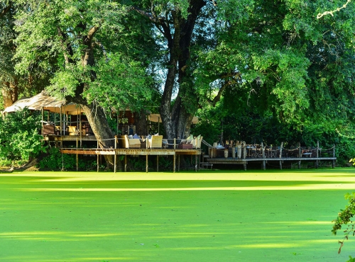 Front view of Kanga Camp - Mana Pools, Zimbabwe
