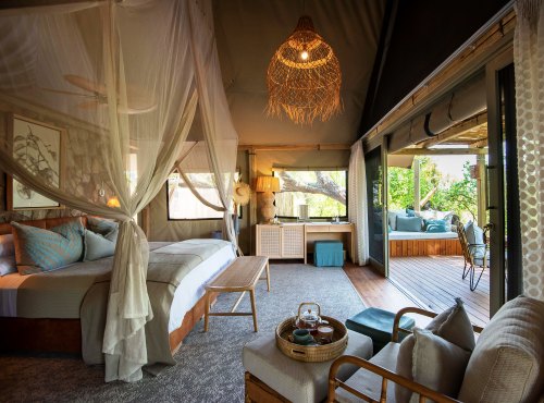 Mpala Jena Camp in the Zambezi National Park near Victoria Falls, Zimbabwe