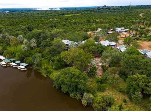 Location of the new Palm River Hotel in Victoria Falls, Zimbabwe