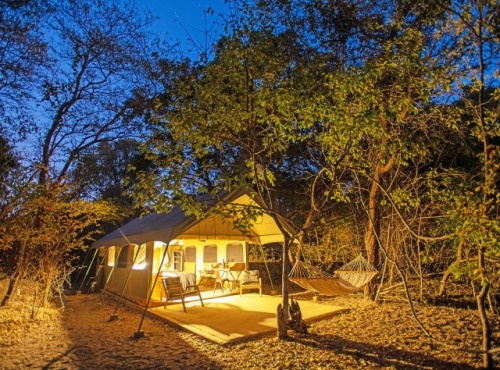Tsowa Safari Island near Victoria Falls, Zimbabwe