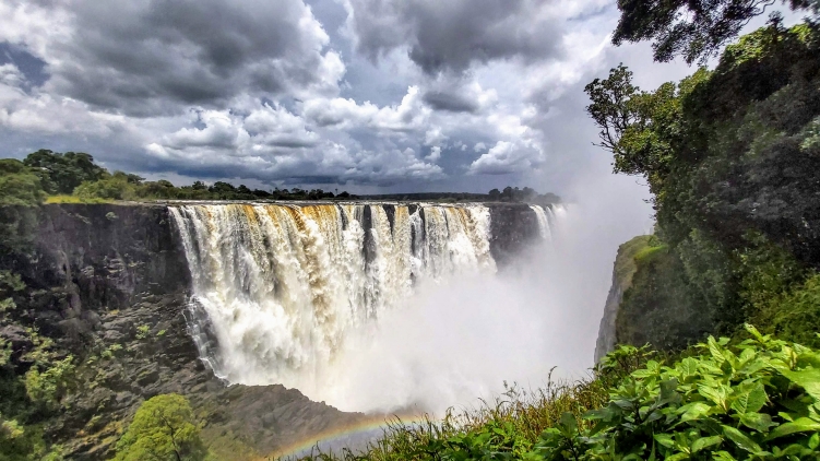 The Victoria Falls on Zimbabwe side - taken January 2021 by Victoria Falls Guide