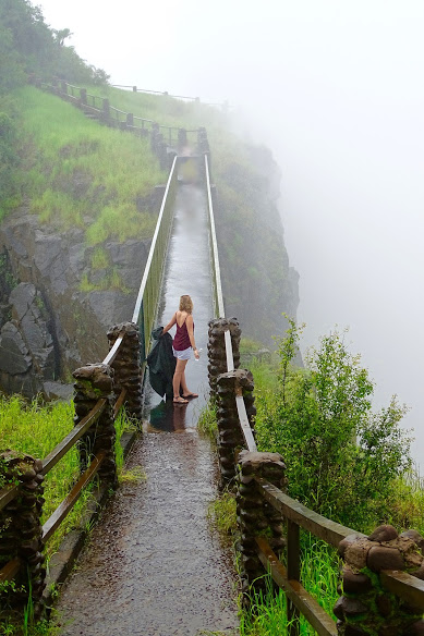 Knife Edge bridge on the Zambia side of the Victoria Falls