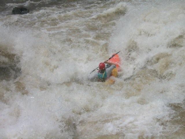 Kayak zambezi river