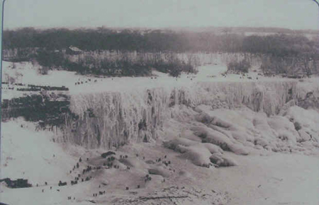Niagara Falls Frozen over