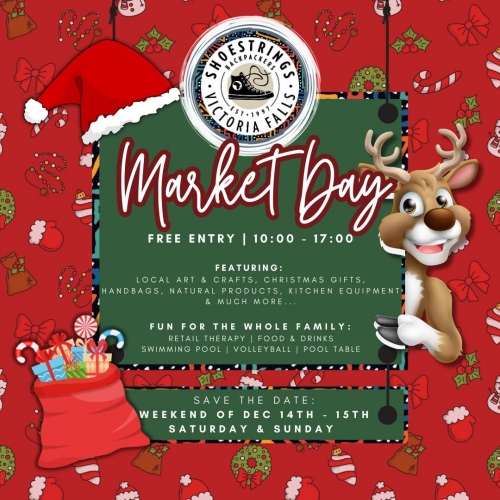 Shostrings Backapackers hosts Market weekend in Victoria Falls, Zimbabwe