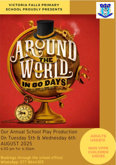 Victoria Falls Primary School production of Around the World in 80 Days, Victoria Falls, Zimbabwe