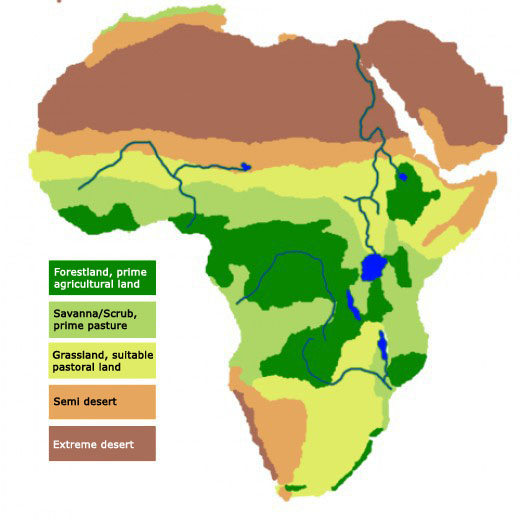 climate of africa map Map Of Africa climate of africa map