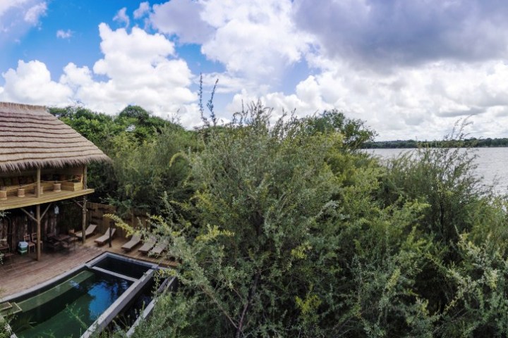 Bakwena Lodge, facing the Chobe river