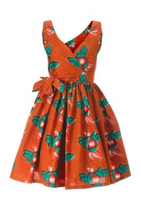 African print dress