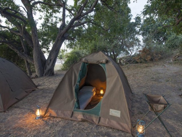 Budget camping safari accommodation
