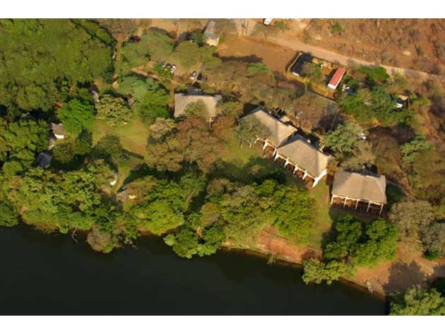 Aerial view of Chobe Safari Lodge Aerial view of Chobe Safari Lodge