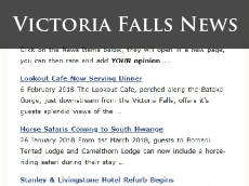Real news stories from the Victoria Falls town, Zimbabwe