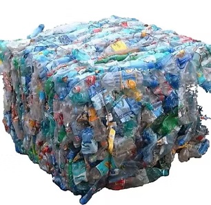 Plastic bales from collected waste - Ele Collection, Victoria Falls, Zimbabwe