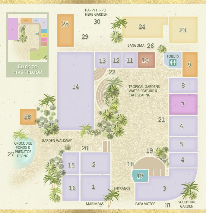 Map of the Elephant's Walk Mall ground level