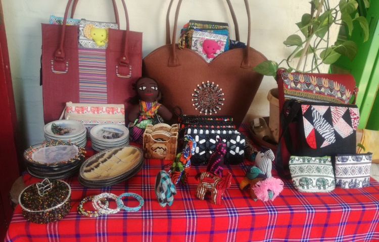 Merchandise at Wendy's Mart in Victoria Falls - Elephant's Walk Shopping Mall