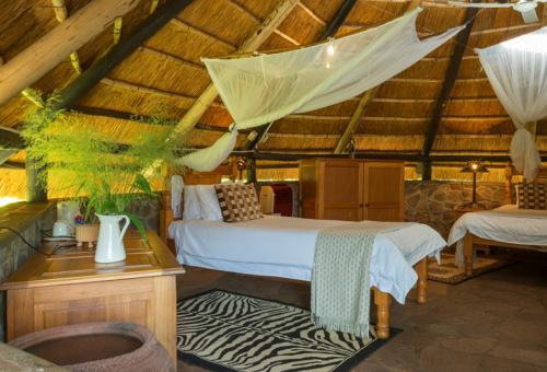 Standard chalet at Hornbill Lodge by Lake Kariba on the Zimbabwe side