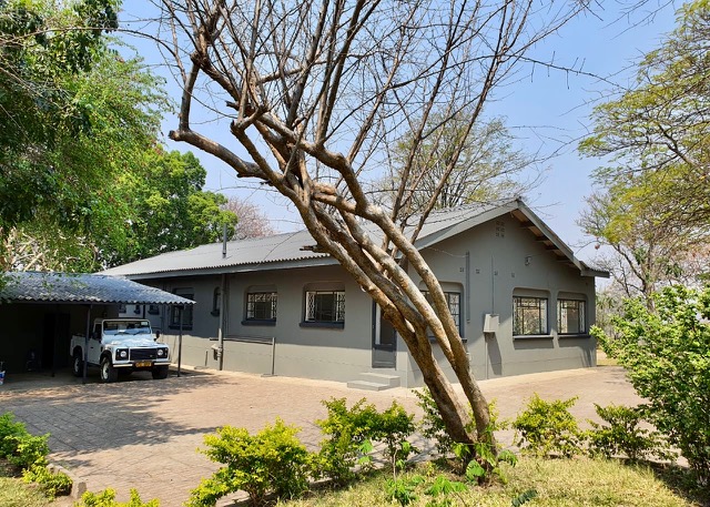 Side of with car port at a house for sale in Hwange Town, Zimbabwe