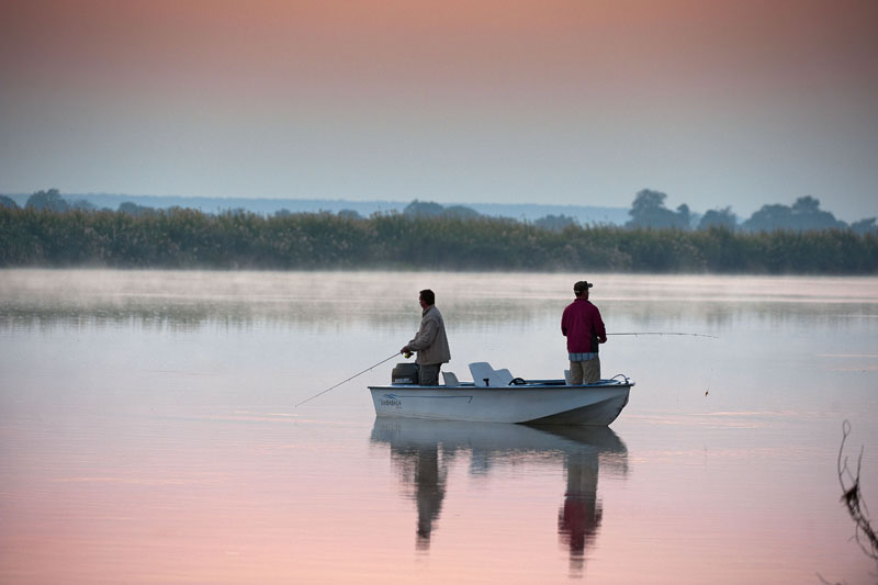 Fishing on the Zambezi River