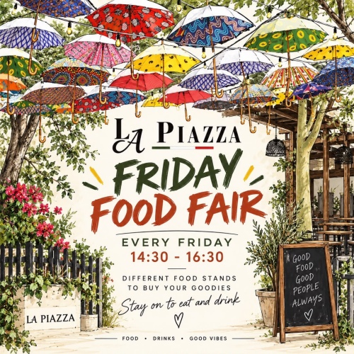 Friday Food Fair every Friday at La Piazza resturant in Victoria Falls, Zimbabwe